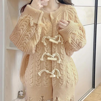Hübsche Warme Strickjacke für Frauen