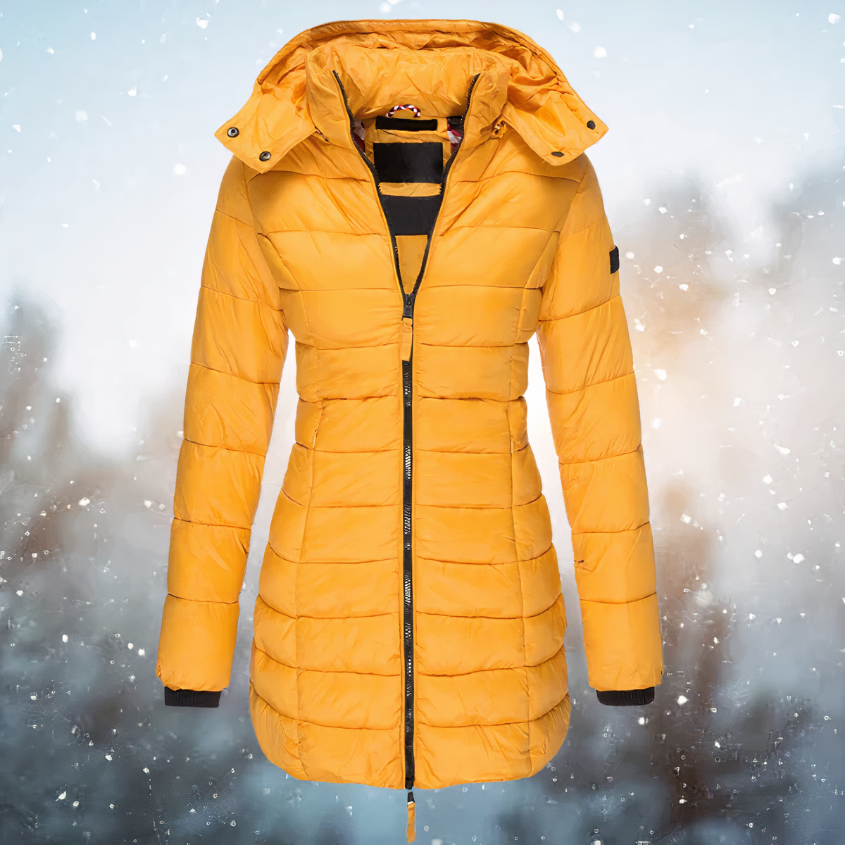 Elegante Parka mit Kapuze für Damen