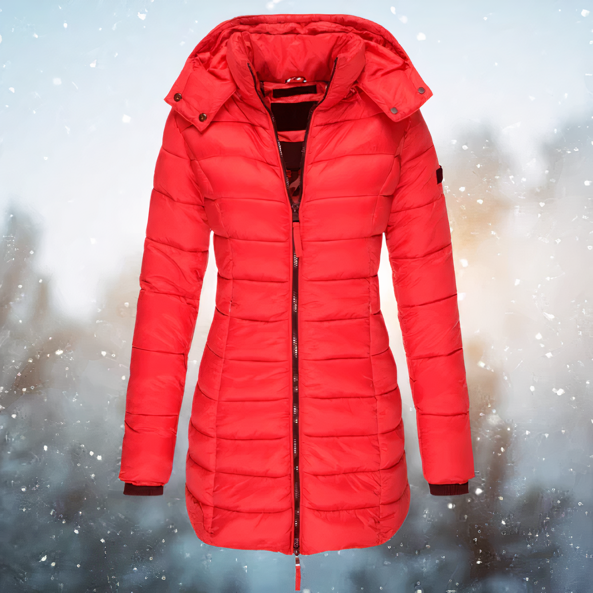 Elegante Parka mit Kapuze für Damen