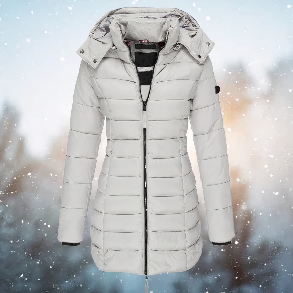 Elegante Parka mit Kapuze für Damen