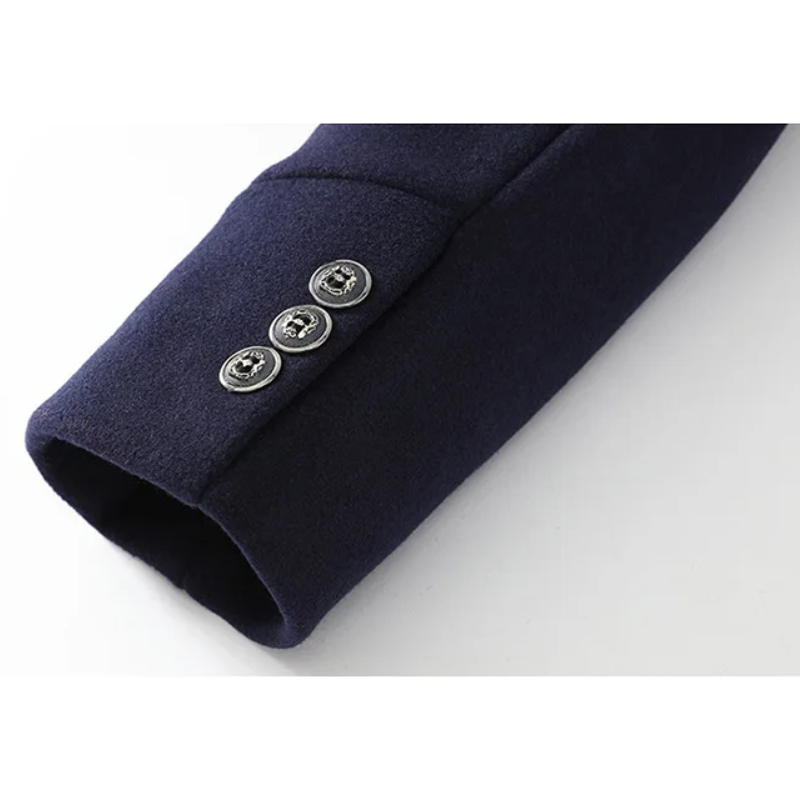 Herren Wintermantel - Warm & Stilvoll mit Stehkragen