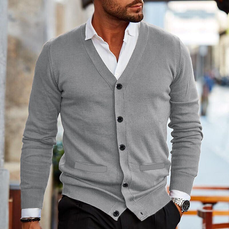 Lässiger Herren Strickcardigan