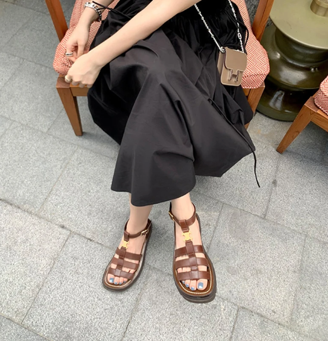 Roberta - Elegante Leichte Riemchen Sommerschuhe