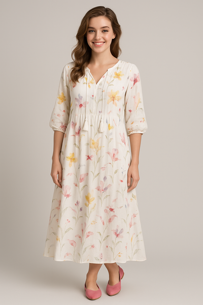 Celine| Figurfreundliches Damenkleid aus Premiumstoff  für Hochzeitsgast und besondere Anlässe