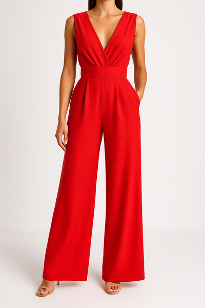Eleganter Slim Fit Damen Jumpsuit  - Helga