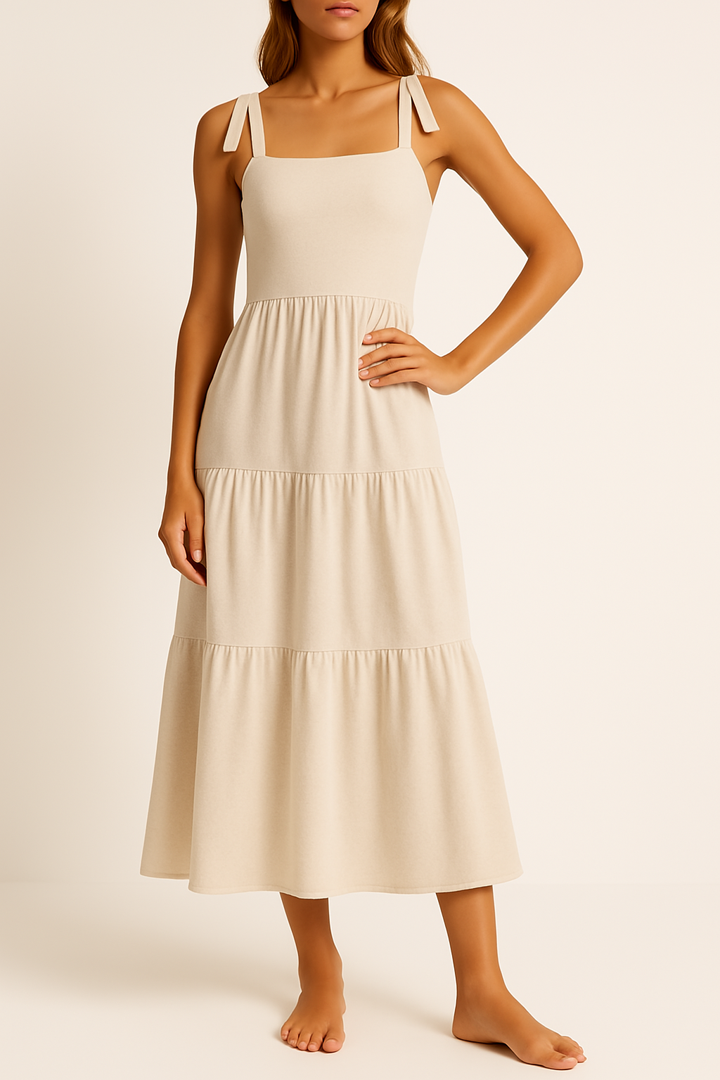 Milka - Elegantes Damen A-Linie Kleid  für Frühling/Sommer