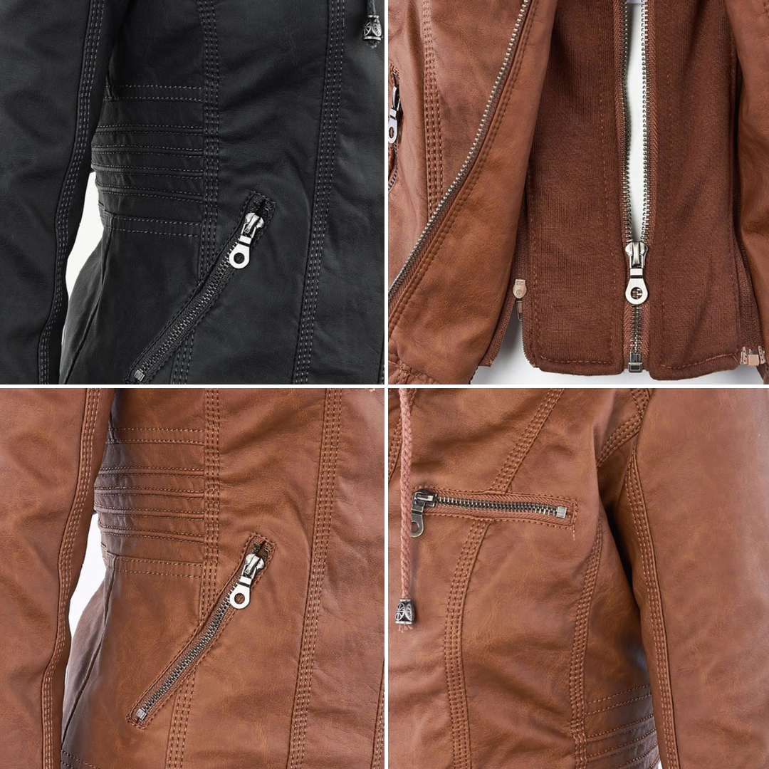 Vegane Lederjacke für Damen