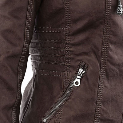 Vegane Lederjacke für Damen
