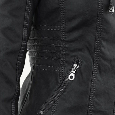 Vegane Lederjacke für Damen