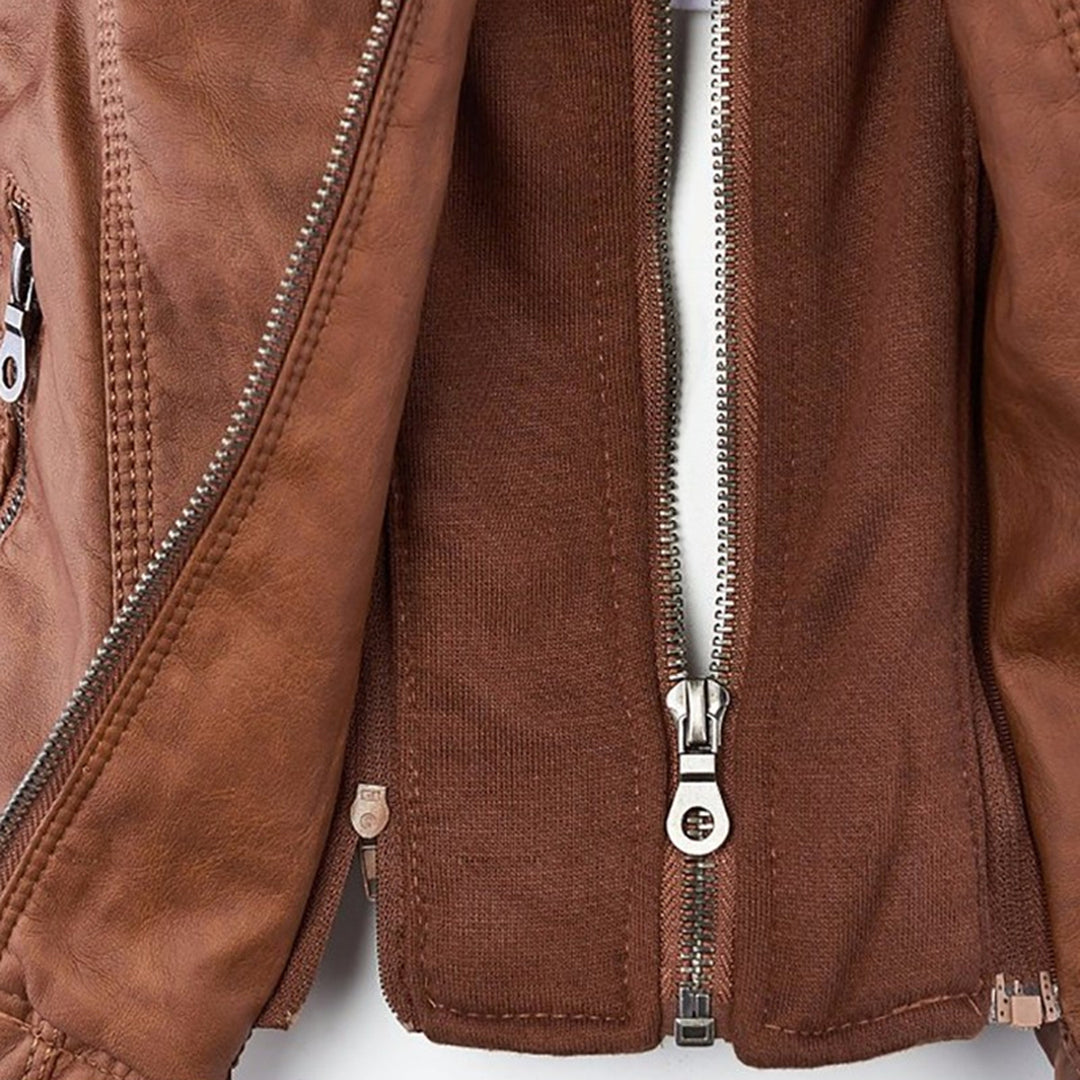 Vegane Lederjacke für Damen