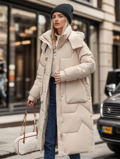 Elegante Winterjacke Beige - Sofia