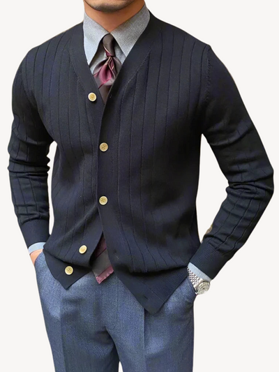Andrew | Herren-Cardigan mit V-Ausschnitt