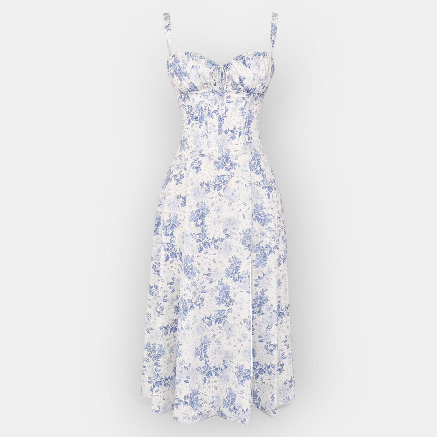 Elegantes Damen Korsett-Kleid Midi