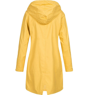Wasserdichte Damen-Regenjacke mit Kapuze - Modern & Wetterfest