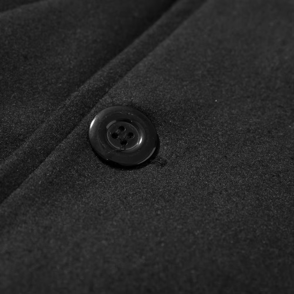 Herren Wollmantel – Eleganter Doppelreiher für Business & Freizeit