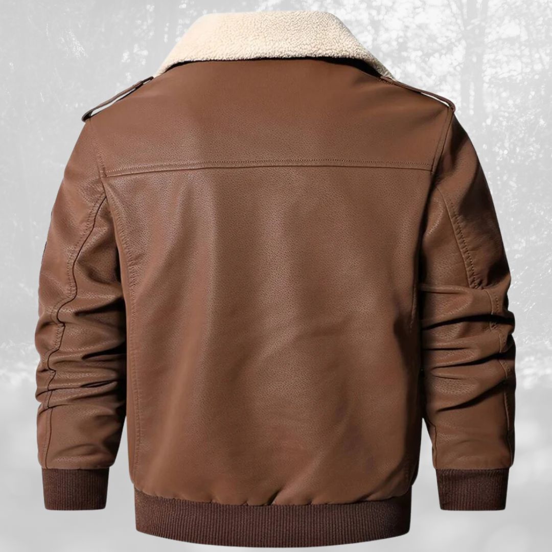 Sherpa-Kragen Flugjacke für Männer