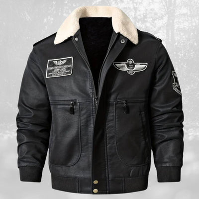 Sherpa-Kragen Flugjacke für Männer