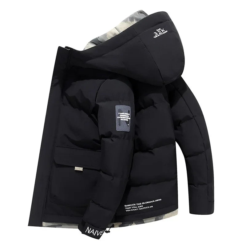 Taktische Outdoor Pufferjacke mit Kapuze