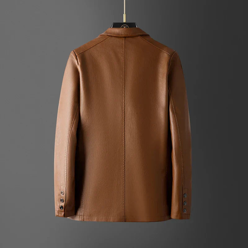 Elegante Herren Lederjacke aus italienischem Leder