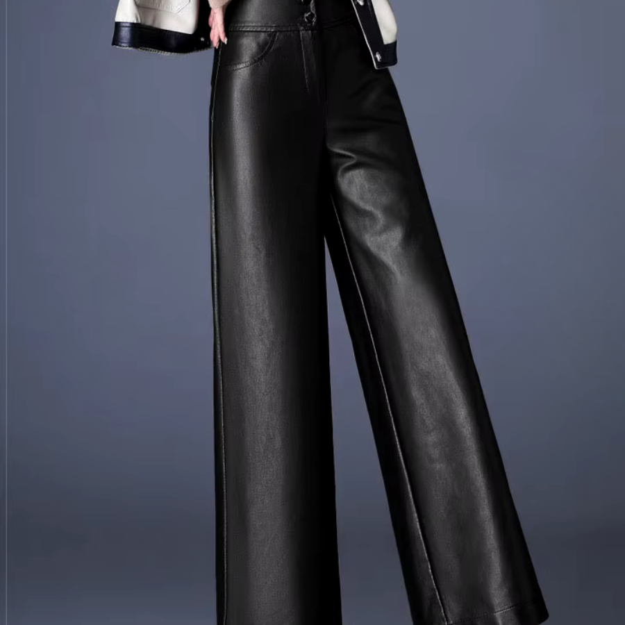 Damen Weite Lederhose in Premium Qualität