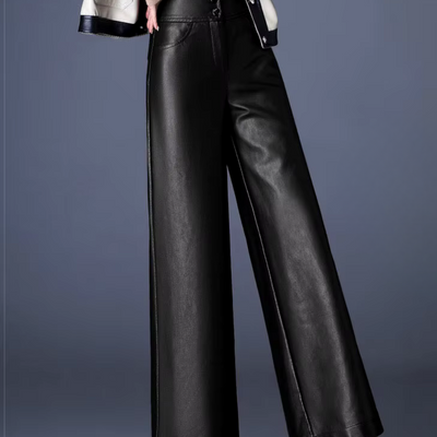 Damen Weite Lederhose in Premium Qualität