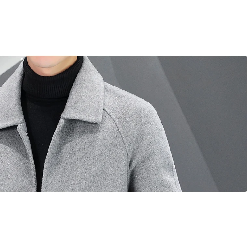 Herren Wollmantel Klassisch - Minimalistisches Design für den Winter