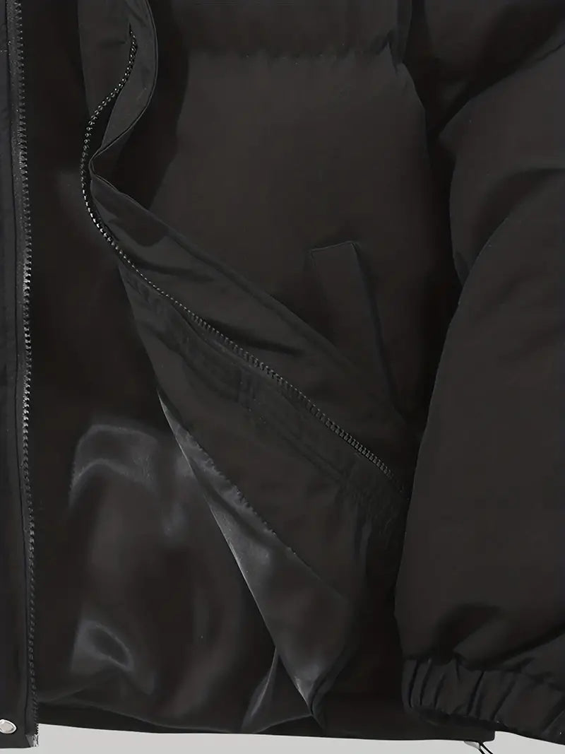 Gefütterte Winterjacke mit Kapuze Rosa - Mila