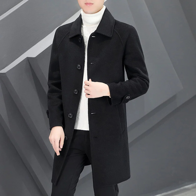 Herren Wollmantel Klassisch - Minimalistisches Design für den Winter