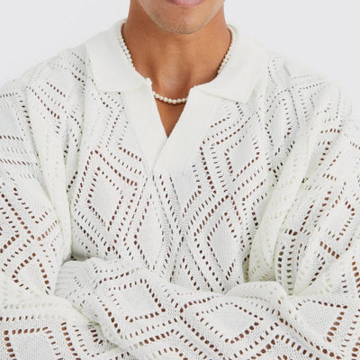 Leichtes Herren Strickshirt