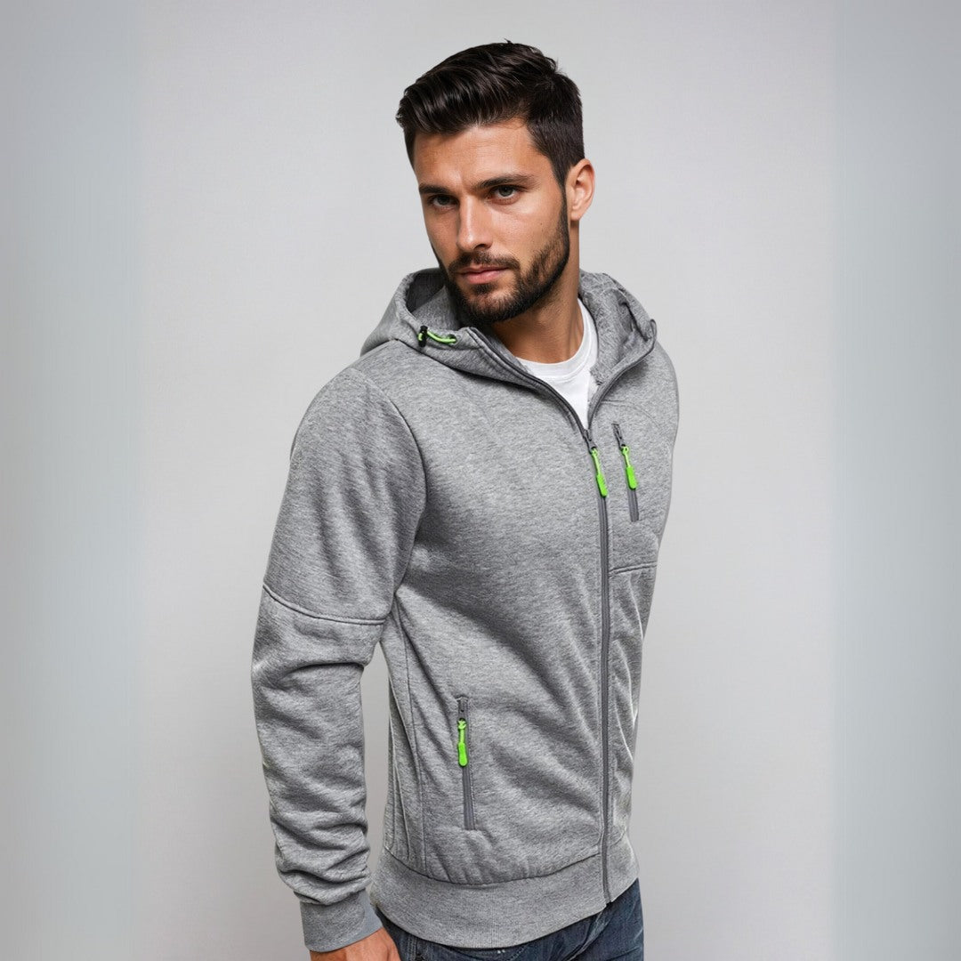 Herren Strickjacke mit Kapuze - Vielseitig & Funktional