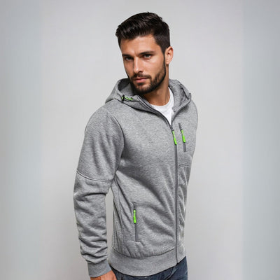 Herren Strickjacke mit Kapuze - Vielseitig & Funktional