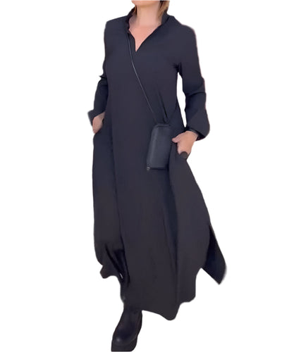 Damen Maxi-Kleid Elegant Lang - Fließend & Luftig