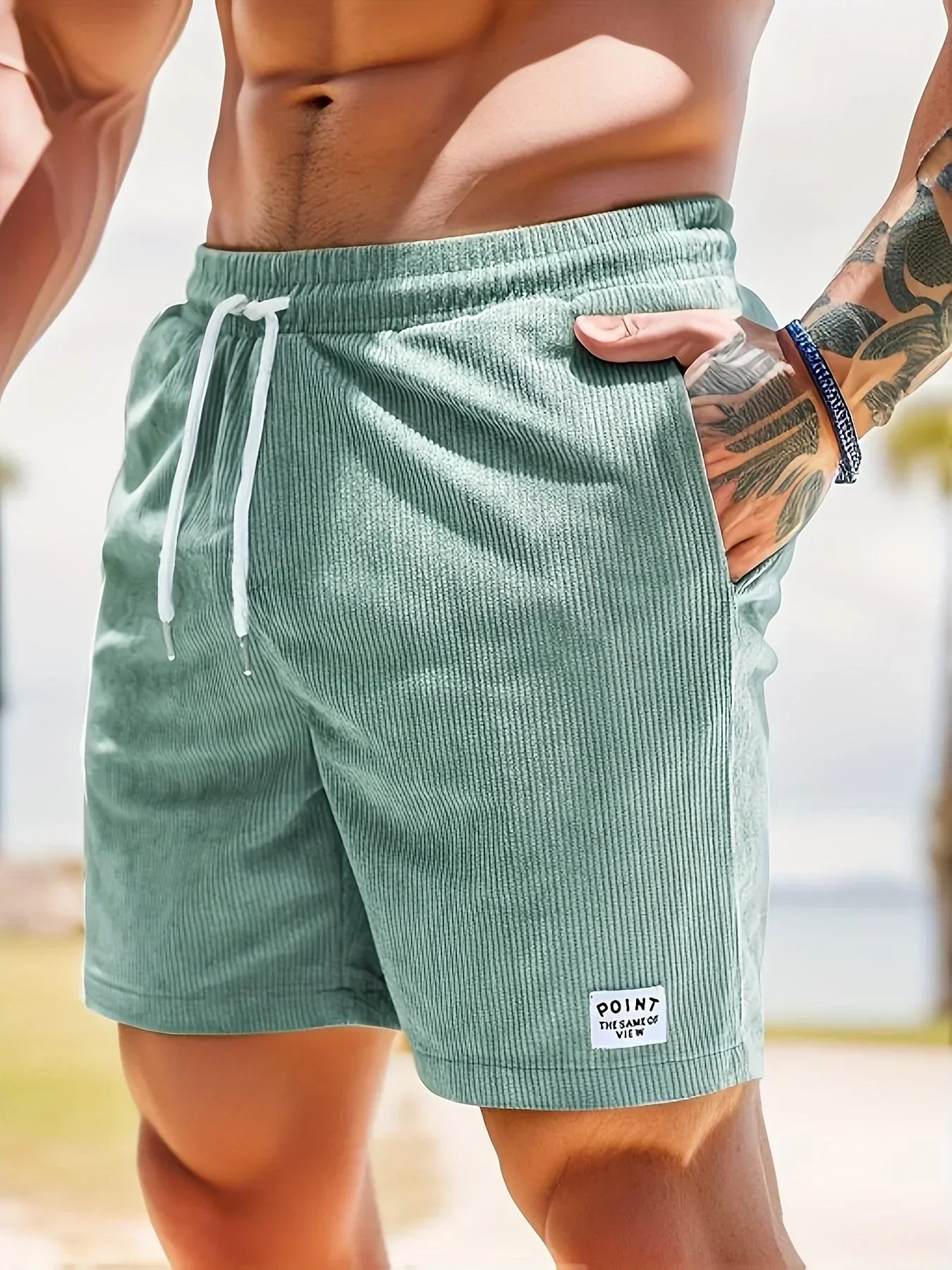 Herren Shorts im Streifen-Design für den Sommer - Elouan