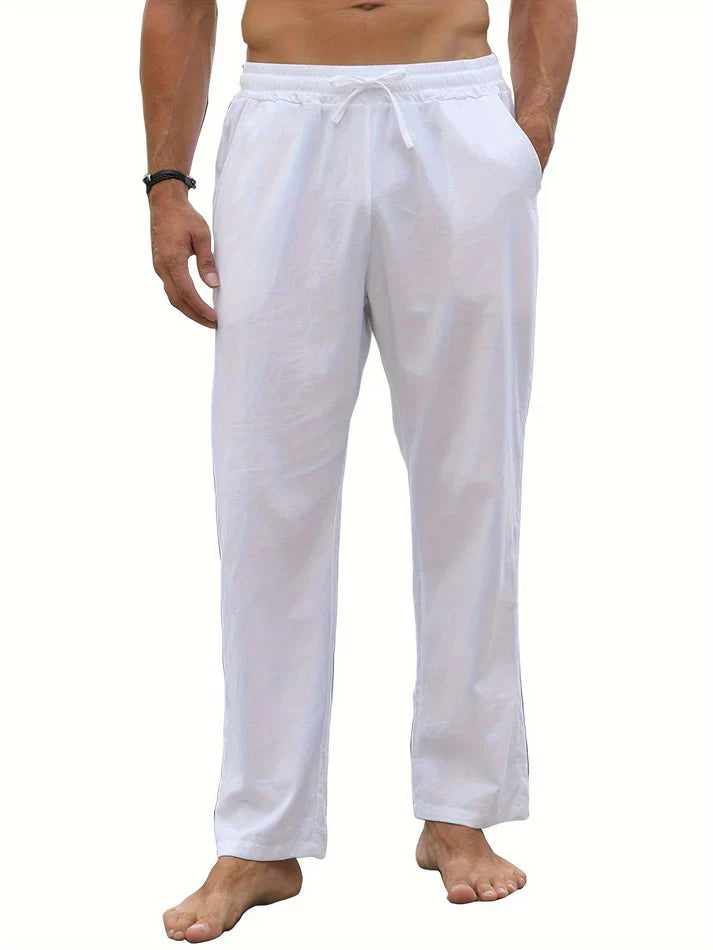 Klassische Leinen Herren Sommerhose