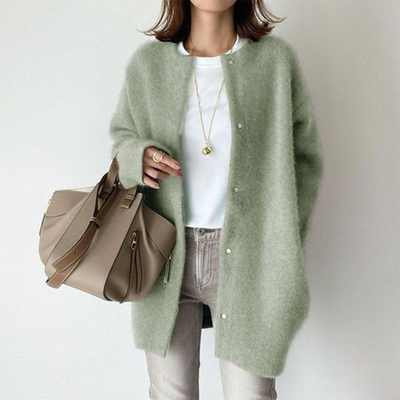 Minimalistische Strickjacke für Frauen