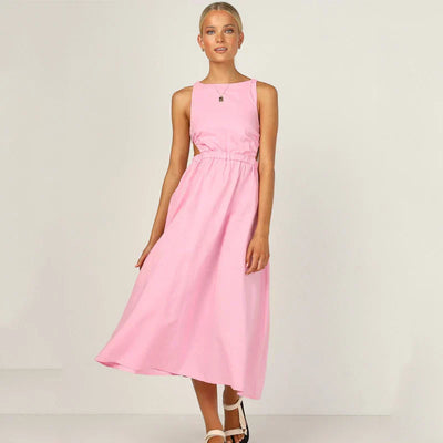 Mireysa – das sommerkleid mit raffiniertem rückenausschnitt und verspieltem charme