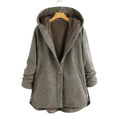 Elegante Damen-Kapuzenjacke