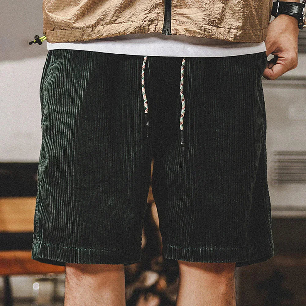 Verstellbare Cord Herren Shorts