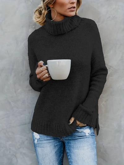 Damen Rollkragenpullover - Elegant & Warm
