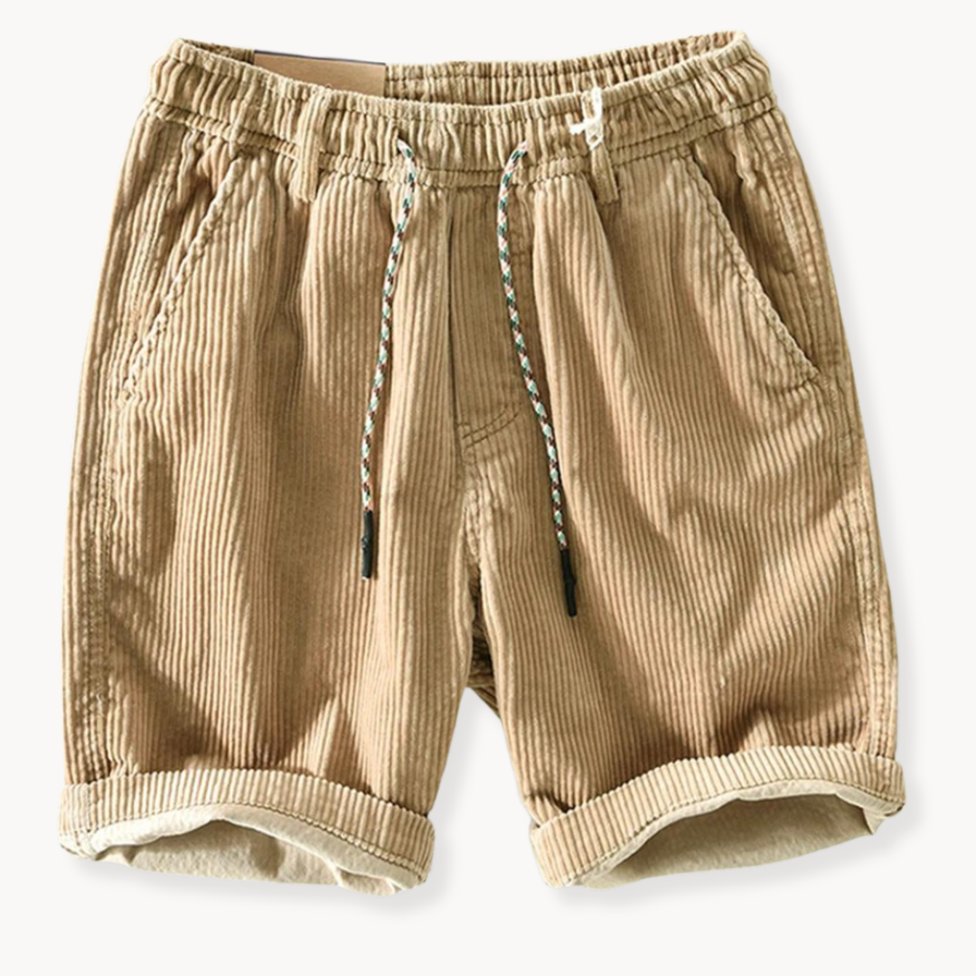 Verstellbare Cord Herren Shorts