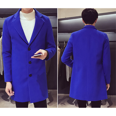 Herren Woll-Mantel Elegante Business Jacke - Büro und Freizeit