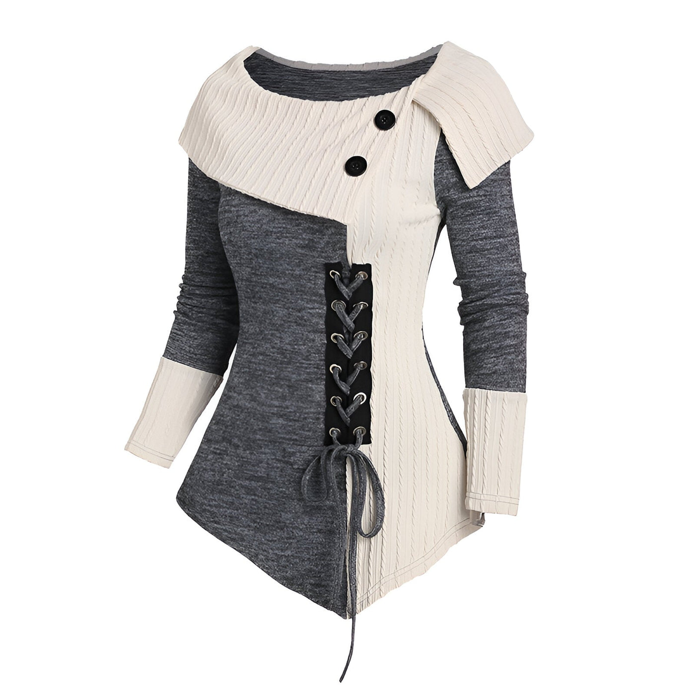 Hannah | Schickes und Trendiges Asymmetrisches Oberteil