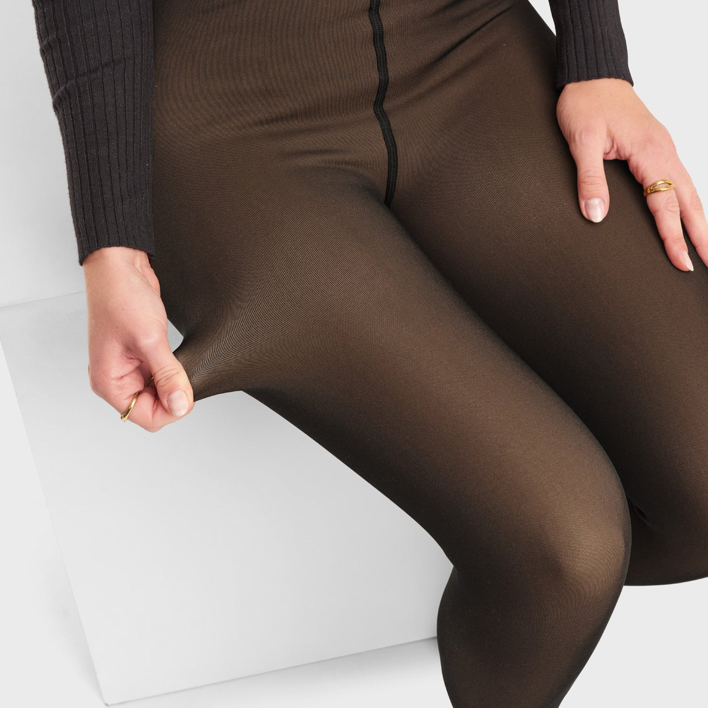 Warme Damen Thermostrumpfhose mit Fleece-Futter für den Winter