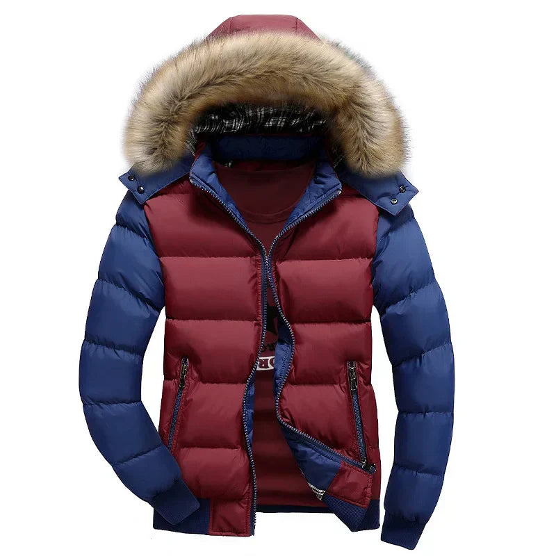 Warme Herrenjacke Khaki - Elias