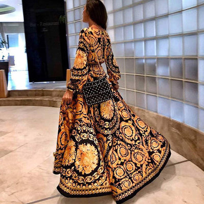 Zenobia - Damen Maxikleid Sommer - Elegantes Langes Kleid für Besondere Anlässe