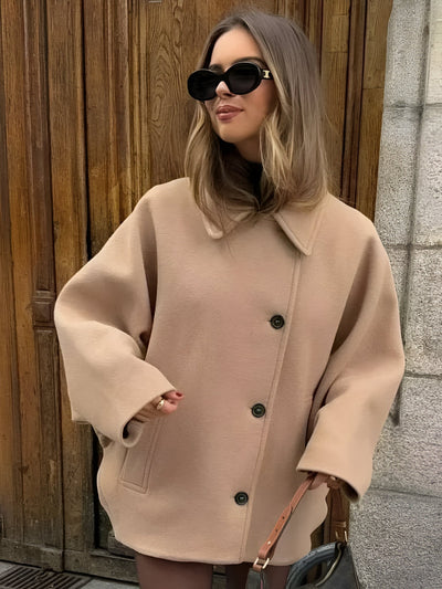 Franziska | Elegante Oversized Wolljacke