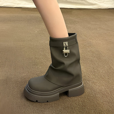 Gisela | Luxus High Heels Herbststiefel