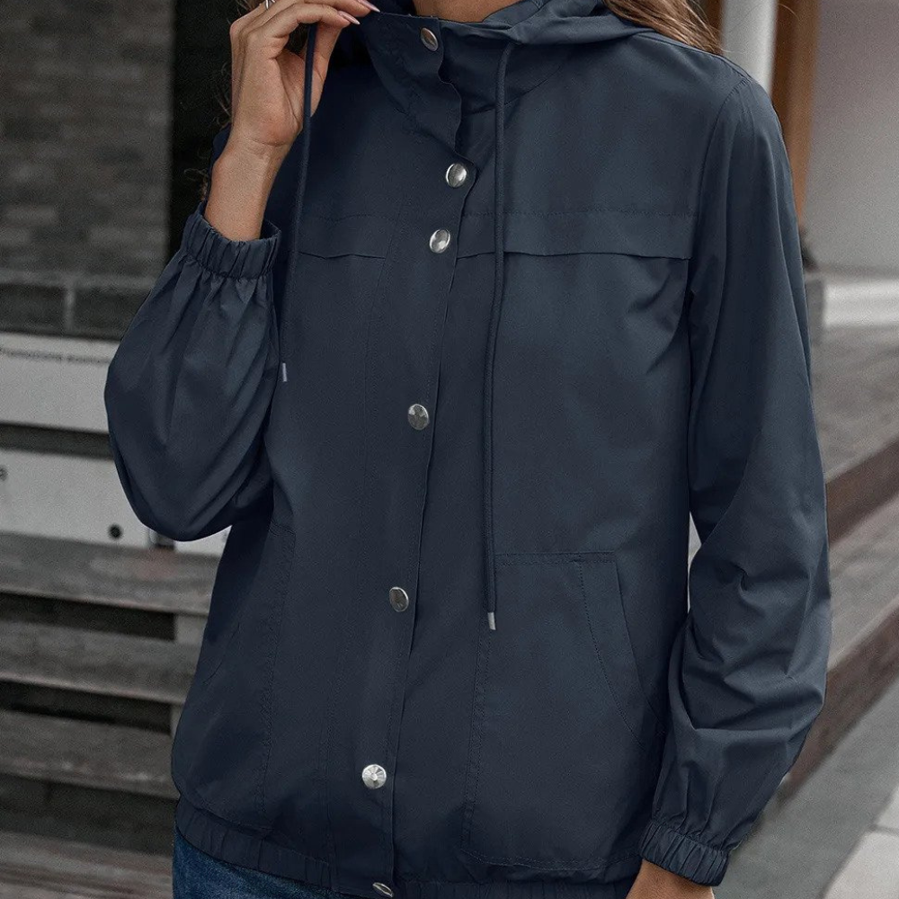 Lässige Windbreaker Outdoor Jacke für Frauen