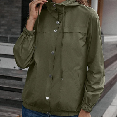 Lässige Windbreaker Outdoor Jacke für Frauen