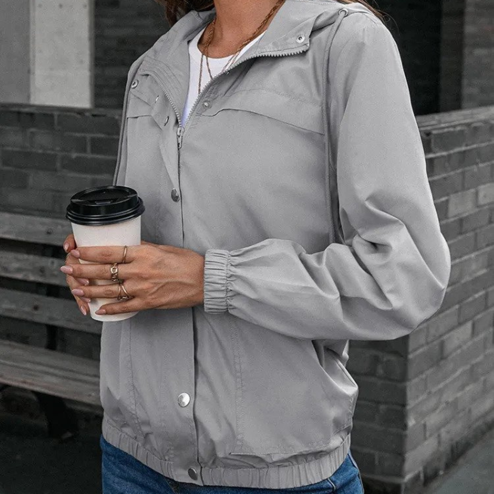 Lässige Windbreaker Outdoor Jacke für Frauen